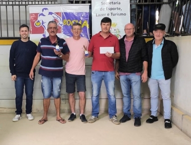 João e Pelé faturam a primeira colocação no Campeonato de Bocha